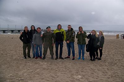 Wycieczka klas wojskowych pckziu do Kołobrzegu